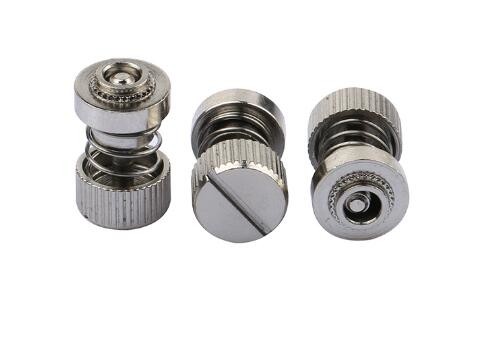 Quality M2.5 M3 M4 M5 M6 Low Profile Knob Spring-Loaded Captive Panel Fastener Screw PF30 PF31 PF32 for sale