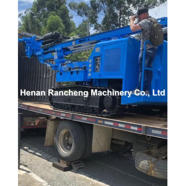 Anchor Engineering Drilling Rig 93KW 150m Depth Hydraulic Crawler Drill Machine