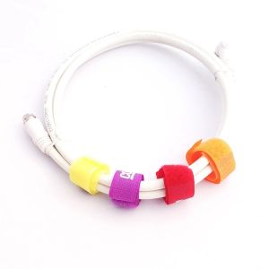 Screw Mountable 25*200mm Releaseable back to back Hook And Loop Ties ROSH