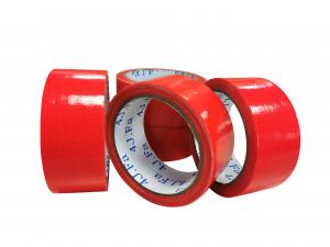  Multi Purpose Product Red Single Sided Hot Melt Cloth Tape Manufactures