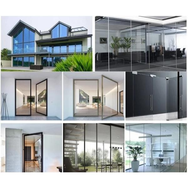 Solid Structure Tempered Glass Window Building Facade Tinted Decoration Insulated Glass