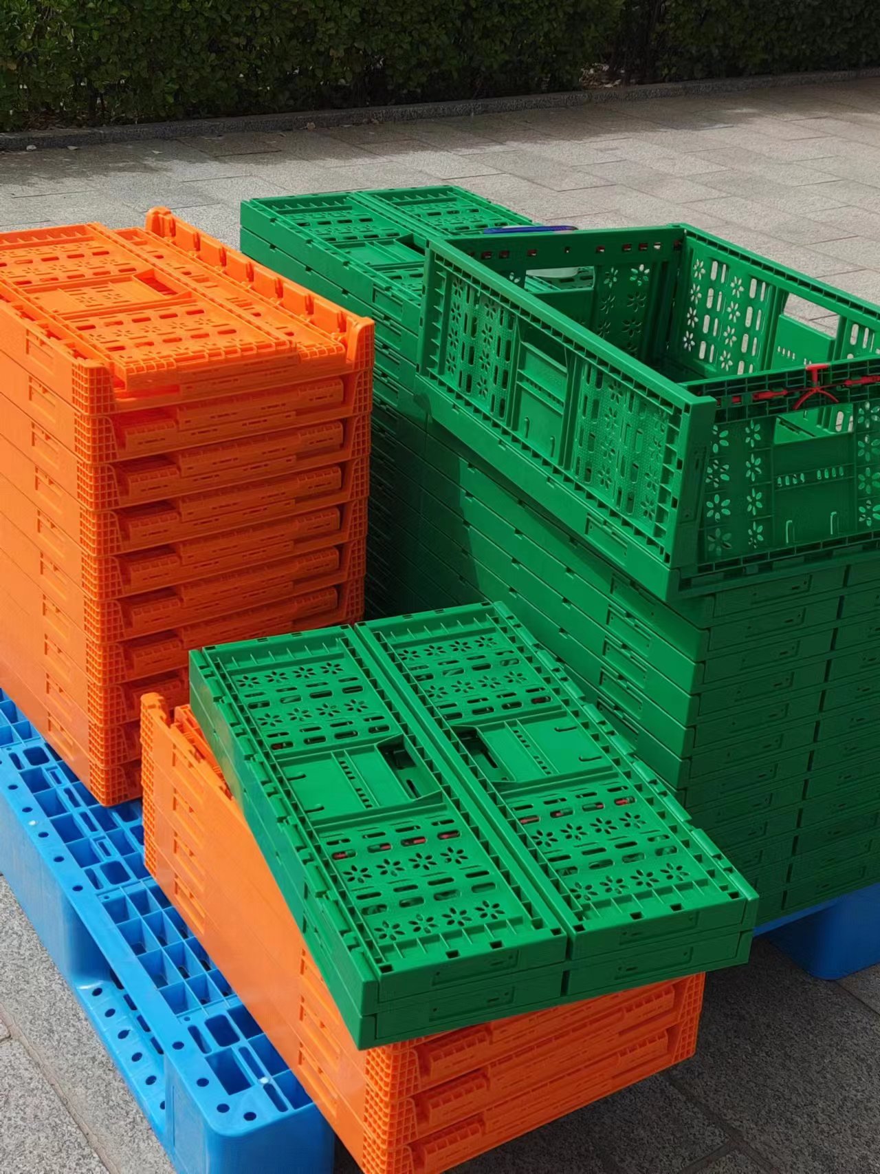 Plastic Crate for Heavy Duty Turnover Moving Nest Stack Transport PE Apple Fruit Box