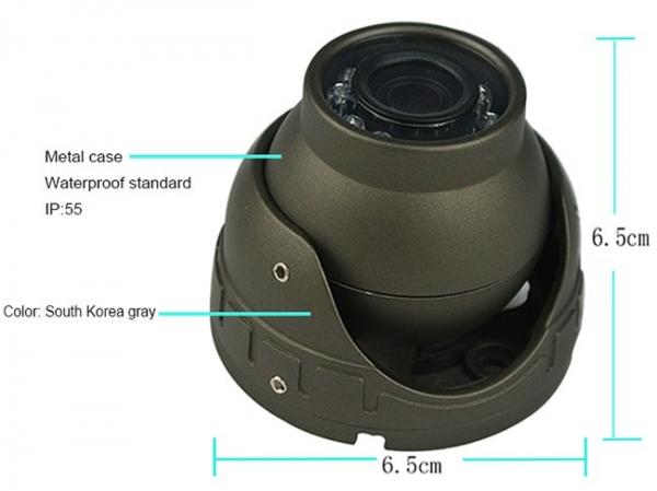 Quality 720P Black Hidden Surveillance Cameras , Backup Remote Spy Camera Anti Theft Bracket for sale