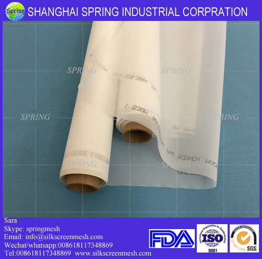 Nylon mesh micron filter cloth for solid-liquid separation/bolting cloth 64T white