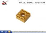 YBC251 Grade Tungsten Carbide Tool Inserts SNMG120408 High Wear Resistance