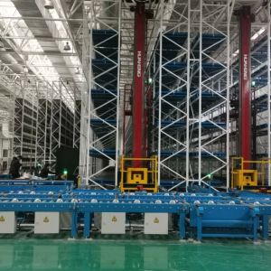 Accuracy 1mm Pallet Stacker Auto Electric Warehouse Automated Stacker Crane