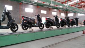  High Efficiency Motorbike / Motorcycle Assembly Line Production System Spray Paint Booth Manufactures