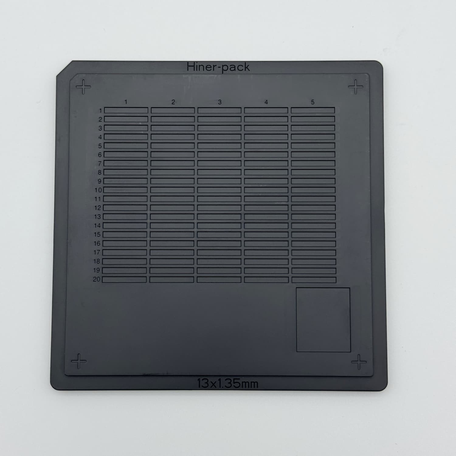Stackable Waffle Pack Bare Die Tray In Microelectronic Industry