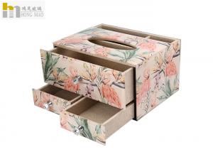  Beautiful Decorative Tissue Box / Tissue Storage Box For Office Lightweight Manufactures