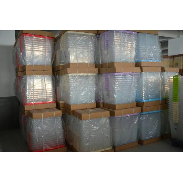 Lightweight Collapsible Plastic Crate Stackable 700 * 480 * 380mm 100 Litre