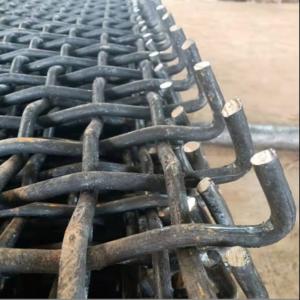  Vibrating 65mn Hooked Crimped Woven Wire Mesh Screens For Quarry And Mining Manufactures