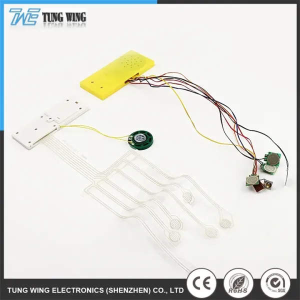 Waterproof Sound Module Chip with Customizable Sound Duration and Replaceable Battery for Greeting Cards and Toys