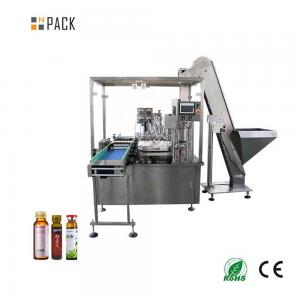 China Automatic Bottle Syrup Oral Liquid Filling And Sealing Machine Production Line on sale