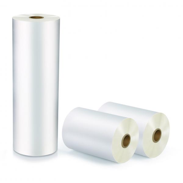 Quality Transparent Self Adhesive Bopp Plastic Film / Bopp Thermal Laminate Roll for sale