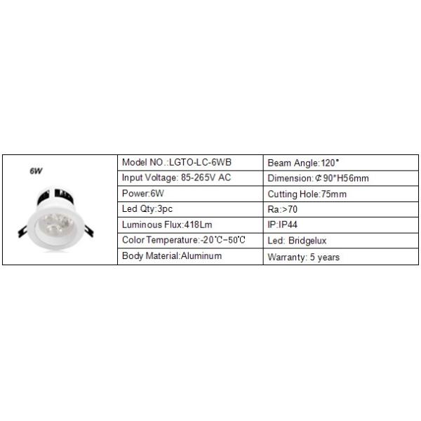 3*2W Epistar led chip best price Led Ceiling Light