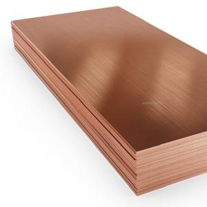  Oiled Brushed 4x8 Copper Sheet Metal 20 Gauge C14500 anti corrosion Manufactures