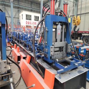  Automatic Cutting C Channel Roll Forming Machine With Non Change Shearing Device Manufactures