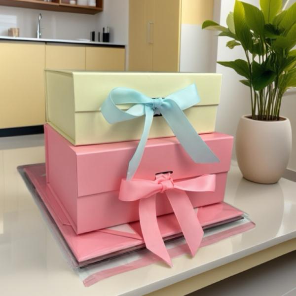 Premium Custom Foldable Cosmetic Gift Boxes With Magnetic Closure Rigid Packaging Manufacturer