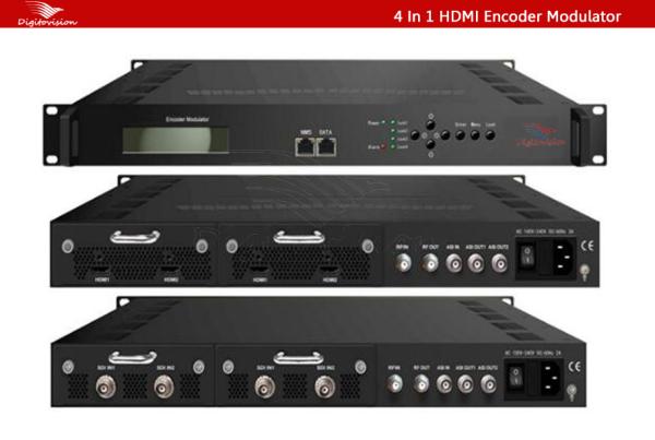 Quality 4 In 1 HDMI/SDI to DVB-T/C/ASTC/ISDB-T Modulator for sale