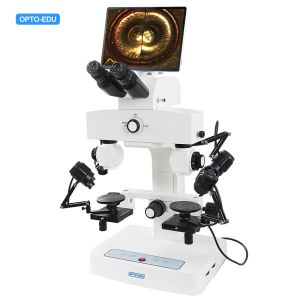  OPTO-EDU A18.1825-LCD Digital Comparison Microscope with 3.2x~230x Magnification 10.5&quot; LCD Camera and 8.0M Resolution Manufactures