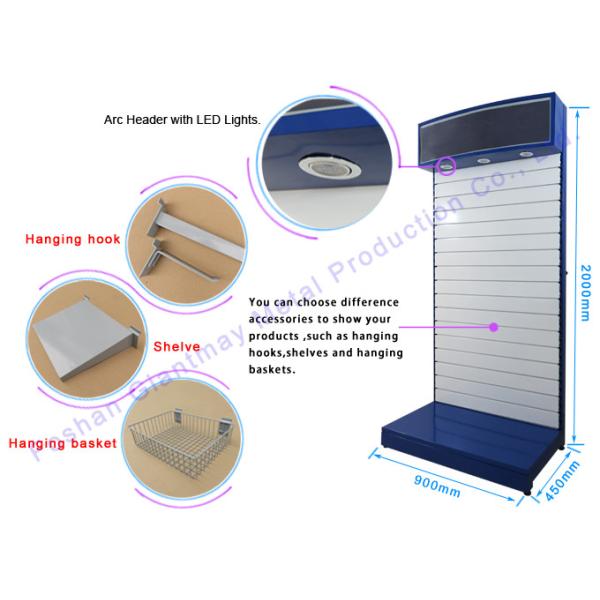 Arc Header Retail Display Racks For Phone Accessory Shop