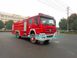  10 Wheelers Security Fire Brigade Truck Fire Engine Vehicles 3 Axle LHD/RHD Steering Manufactures