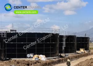  Customized Color Glass Lined Water Storage Tanks 30000 Gallon For Sludge Manufactures