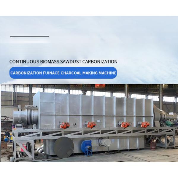 7CBM Capacity Continuous Charcoal Powder Making Machine for Peanut Shell Carbonization