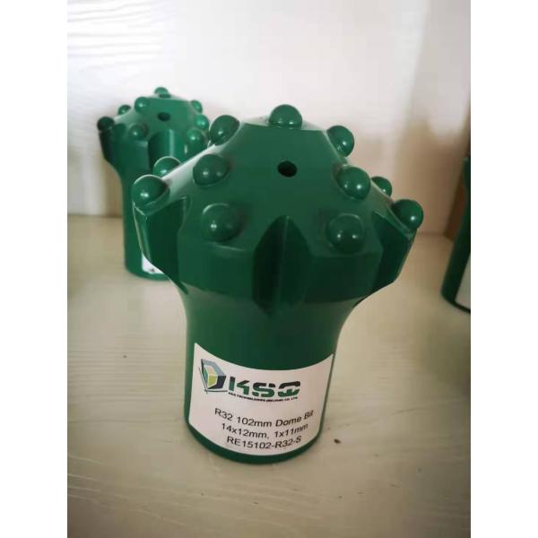 R32 102mm Drilling Button Bit Domed Reaming High Speed