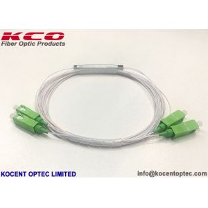 2x2 Mini PLC Fiber Optic Splitter with SC/APC Connector for FTTH FTTA Applicatio
