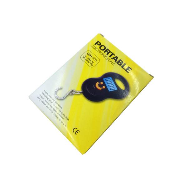 ABS Plastic Hanging Gram Scale , Units Conversion Handheld Luggage Scale