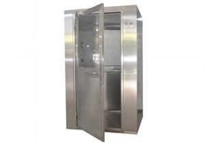  Custom Cleanroom Air Shower Tunnel Stainless Steel Electric Panel Control Manufactures