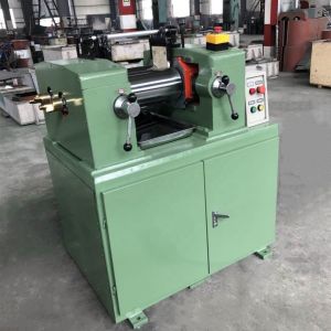 Front Roll Linear Speed of 9 m/min Mini Rubber Lab Mixing Mill for Laboratory