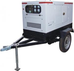  Electric Start small diesel generator Set with Mobile Trailer Manufactures