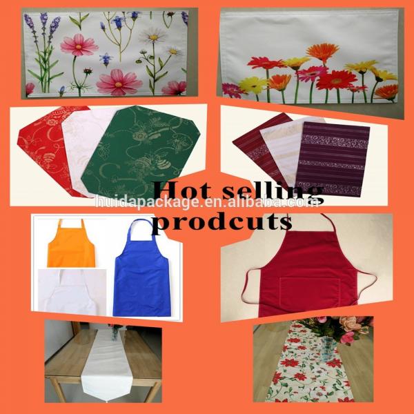 Spring designs polyester woven fabrics tablecloths with nice scenery of bird butterfly flowers