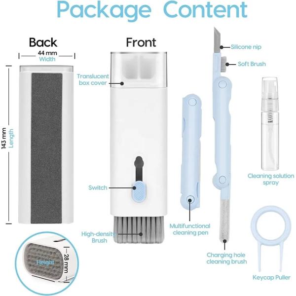 Customized ROSH Laptop Keyboard Brush Multi Function 6inch