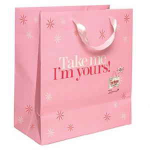  Recycled Art Paper Luxury Gift Bags CMYK Matt Lamination Manufactures