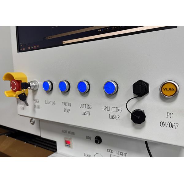 Laser Glass Cutting Machine integrated with advanced software for customizable cutting patterns and workflow management To Accuracy±0.01mm