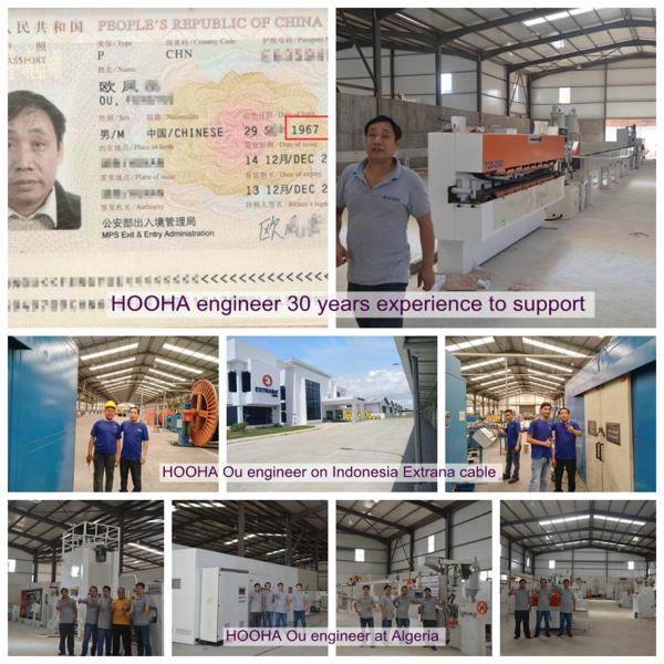 380v Wire Manufacturing Machine , PVC Cable Extruder Machine