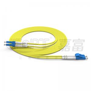  Single Mode 9/125 LC Duplex Fiber Patch Cable G652D / G657A1 / G657A2 Manufactures