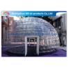 Hot Air - Sealed Igloo Dome Transparent Inflatable Lawn Tent Clear Bubble Tent for sale