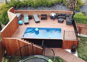  Outdoor Summer Prefabricated 20ft Swimming Pool Shipping Container Manufactures