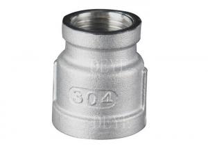 China Stainless Steel Screwed Threaded Pipe Fittings Reduce Coupling on sale
