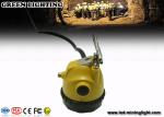 LED Two Charging Way IP68 Miners Cap Lamp with Warning Light , 28000lux