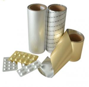  Cold Forming Aluminum Foil Laminated Polyester Film , Laminating Foil Roll Manufactures