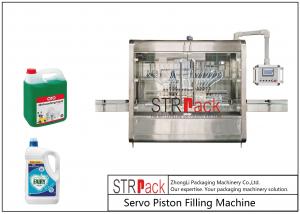  Automatic Linear Servo Piston Paste Filling Machine 10 Heads For Viscou Manufactures