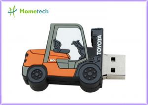  Forklift Style 64g Customized Usb Flash Drive / Pen Drive Usb 2.0 Support Windows ME / XP Manufactures