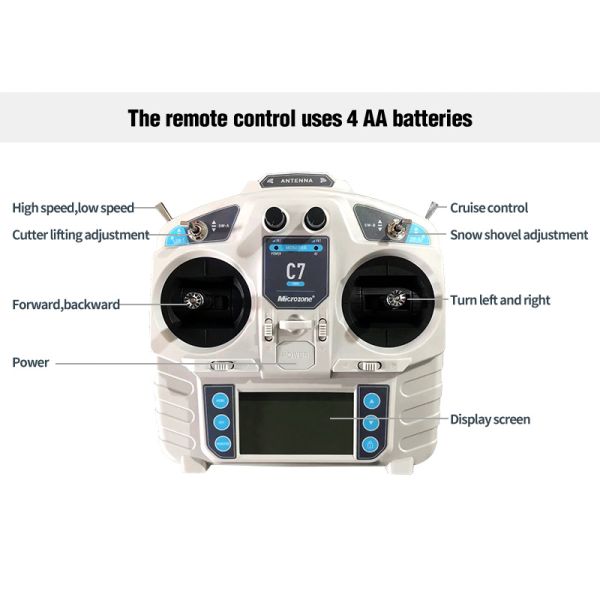 China DIY Industrial Mini Crawler Type Remote Control Robot Gasoline Engine Self Propelled 4-Stroke Flail Mower