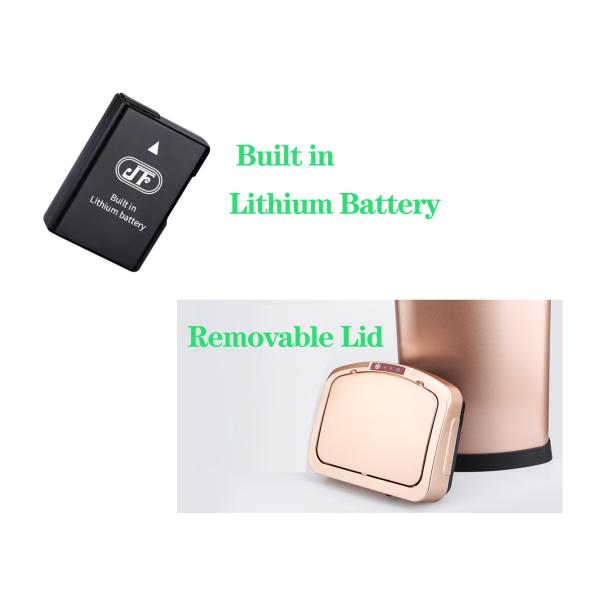 410 Stainless Steel 3.2 Gallon Touchless Motion Sensor Trash Can