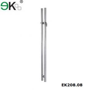  Stainless steel shower glass hardware pull handles for doors with lock-EK208.08 Manufactures